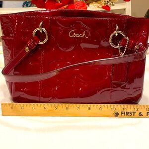 Coach Purse Burgandy